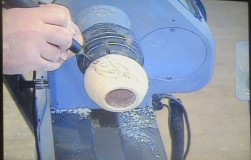 Piercing in progress